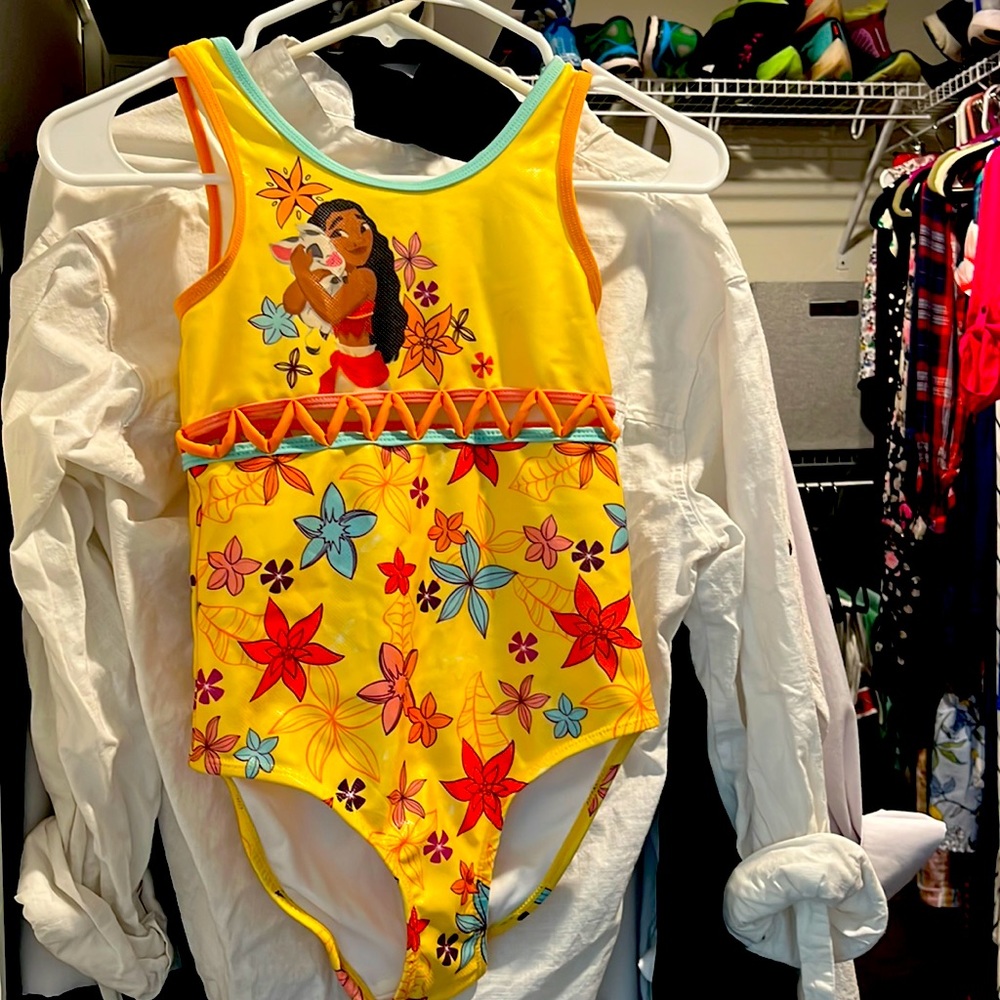 NWT Disney Moana one piece bathing suit